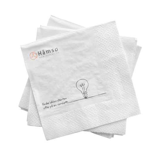 Servetter standard - 33x33cm