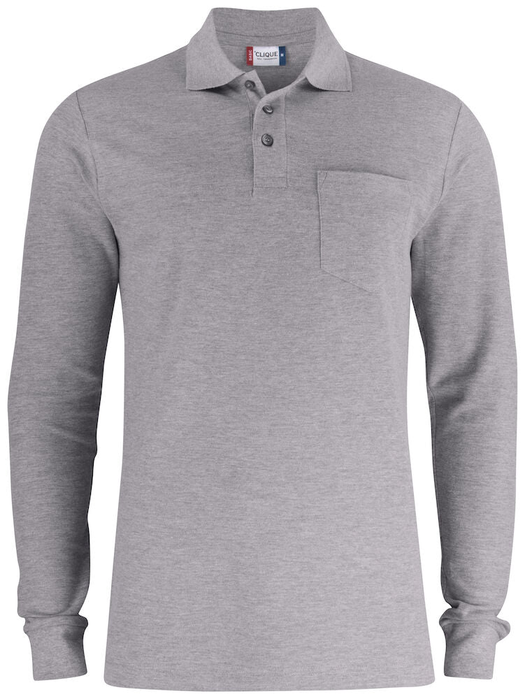 Basic Polo LS Pocket