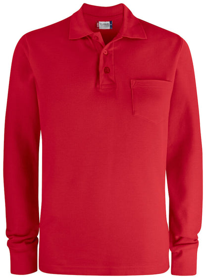 Basic Polo LS Pocket